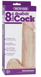 Vac-U-Lock Attachment - Realistic Cock 8