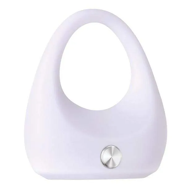 Zero Tolerance - White Lighting Vibrating Cock Ring (White)